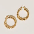 M-16 EARRING ASH HOOPS199586