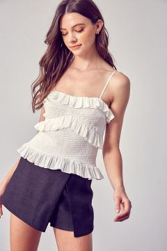 DO+BE BLOUSE S/L OFF WH209437