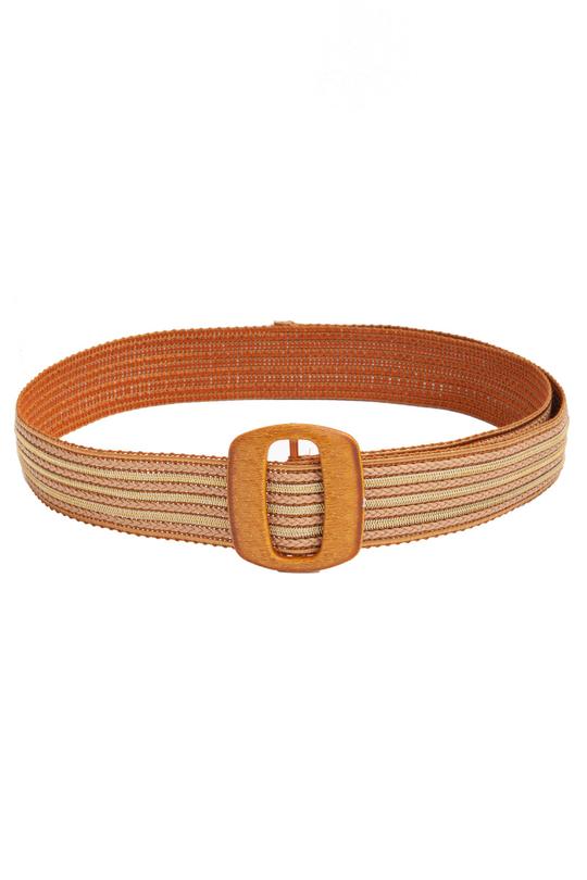 FAME BELT SQU WOOD210336