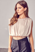 DO+BE TOP S/L BEIGE214068
