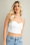 GLAM CROP TOP OFF WH214606