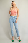 GLAM CROP TOP ROSE PK214607