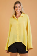 GLAM BLOUSE L/S YELOW218128