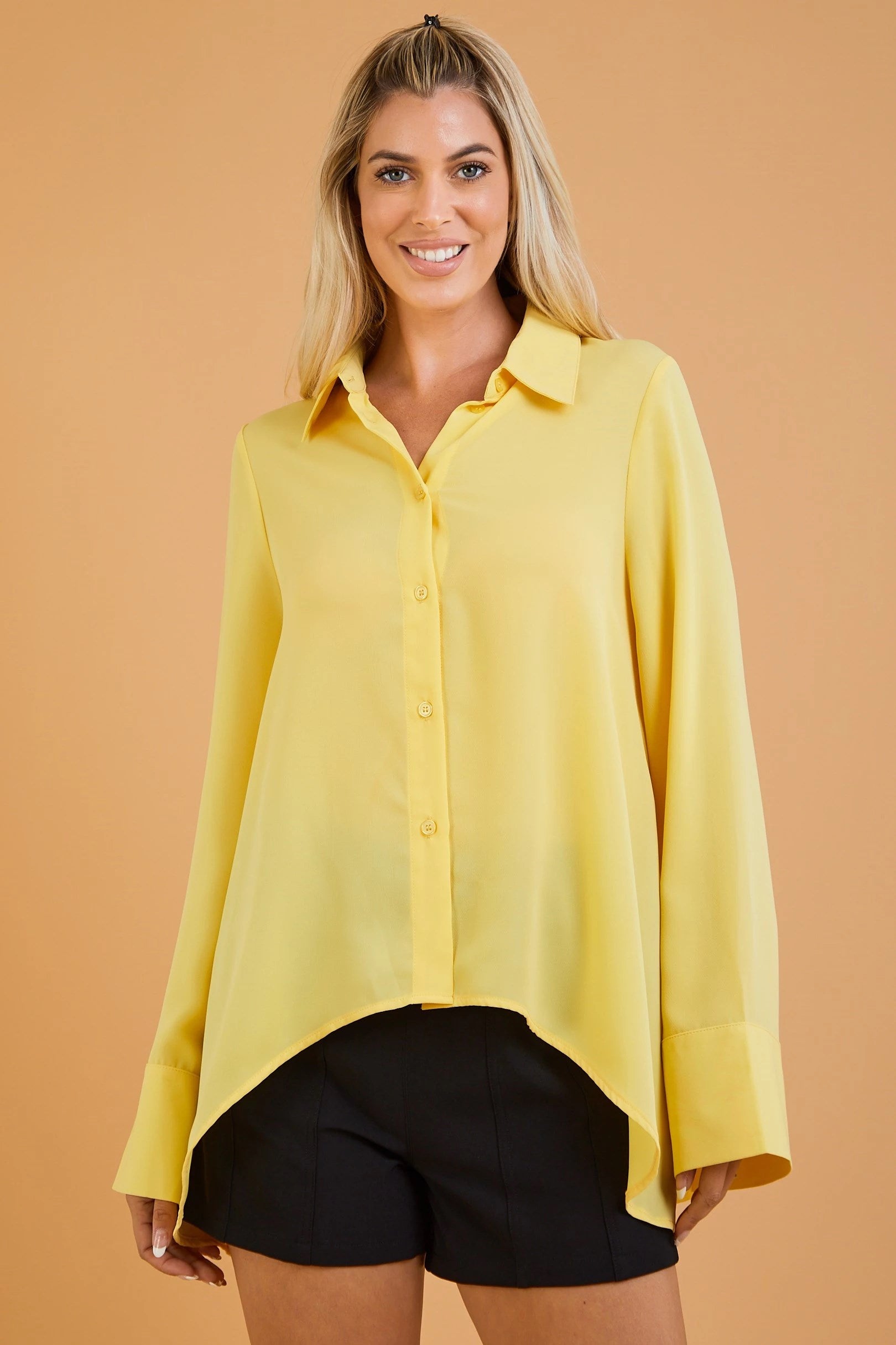 GLAM BLOUSE L/S YELOW218128