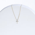 M16 SMALL DIAMD CROSS NECKLACE219451