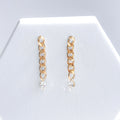 M16 CUBANA CHAIN DIAMOND EARRI219543
