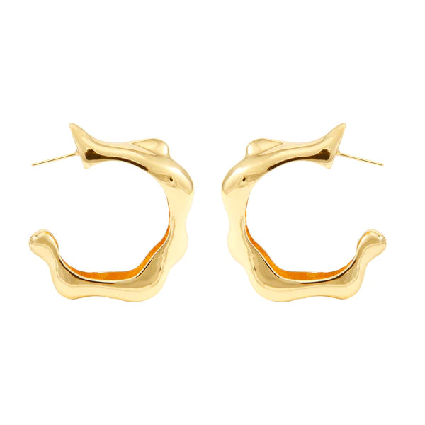 A.PRATA ONDA P HOOPS GOLD220630