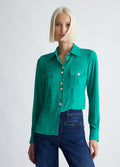 LIU.JO BLOUSE GREEN Y221904