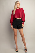 GLAM BLOUSE L/S BUR221956