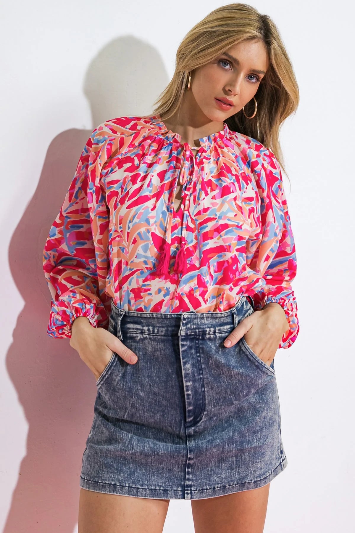 TOMATE BLOUSE L/S FU/BL223155