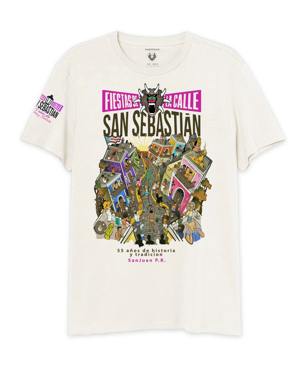 M.CHUCK TSHIRT SANSE BONE227091