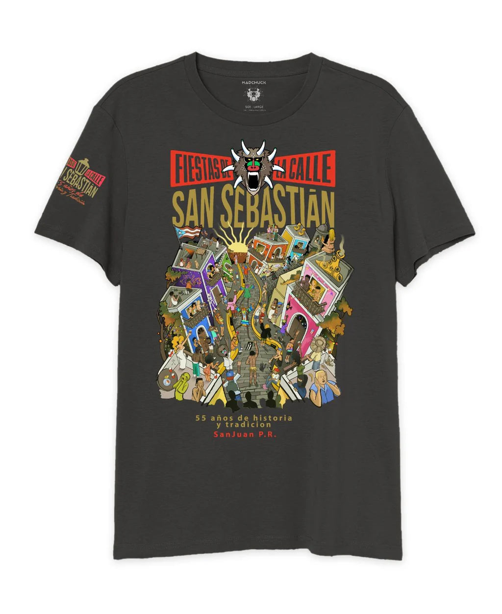 M.CHUCK TSHIRT SANSE BLK227092