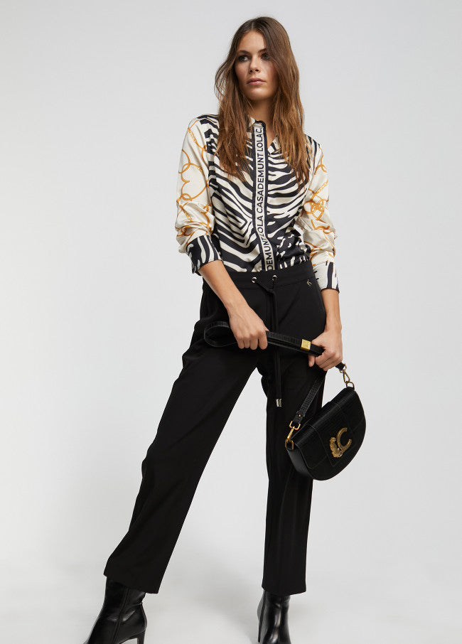 LOLA SHIRT ZEBRA PRT BK227120