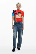DESIGUAL BLOUSE S/S RED227439