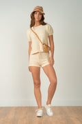ELAN BLOUSE S/S CREAM215624