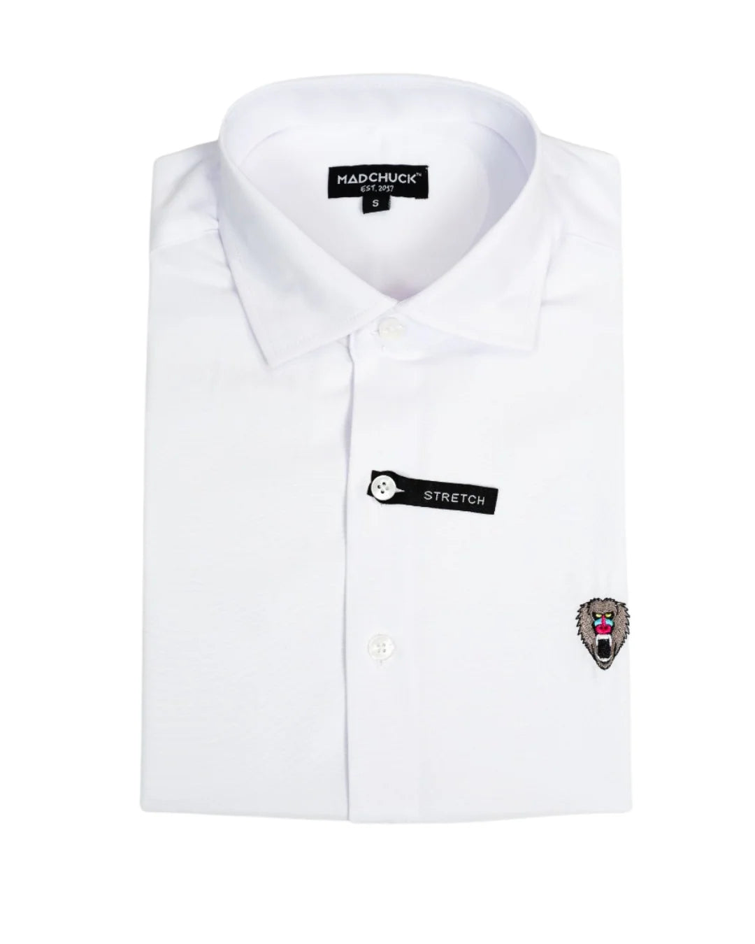 M.CHUCK SHIRT S/S WHITE