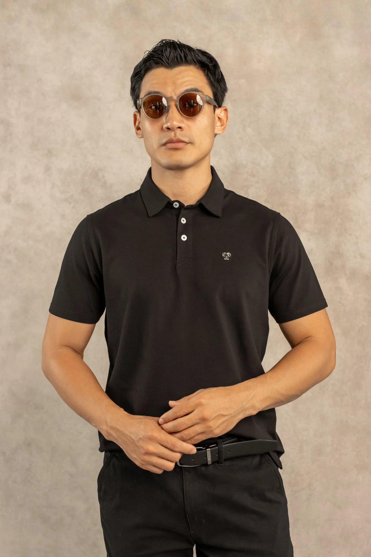 DANTE POLO S/S NEGRO
