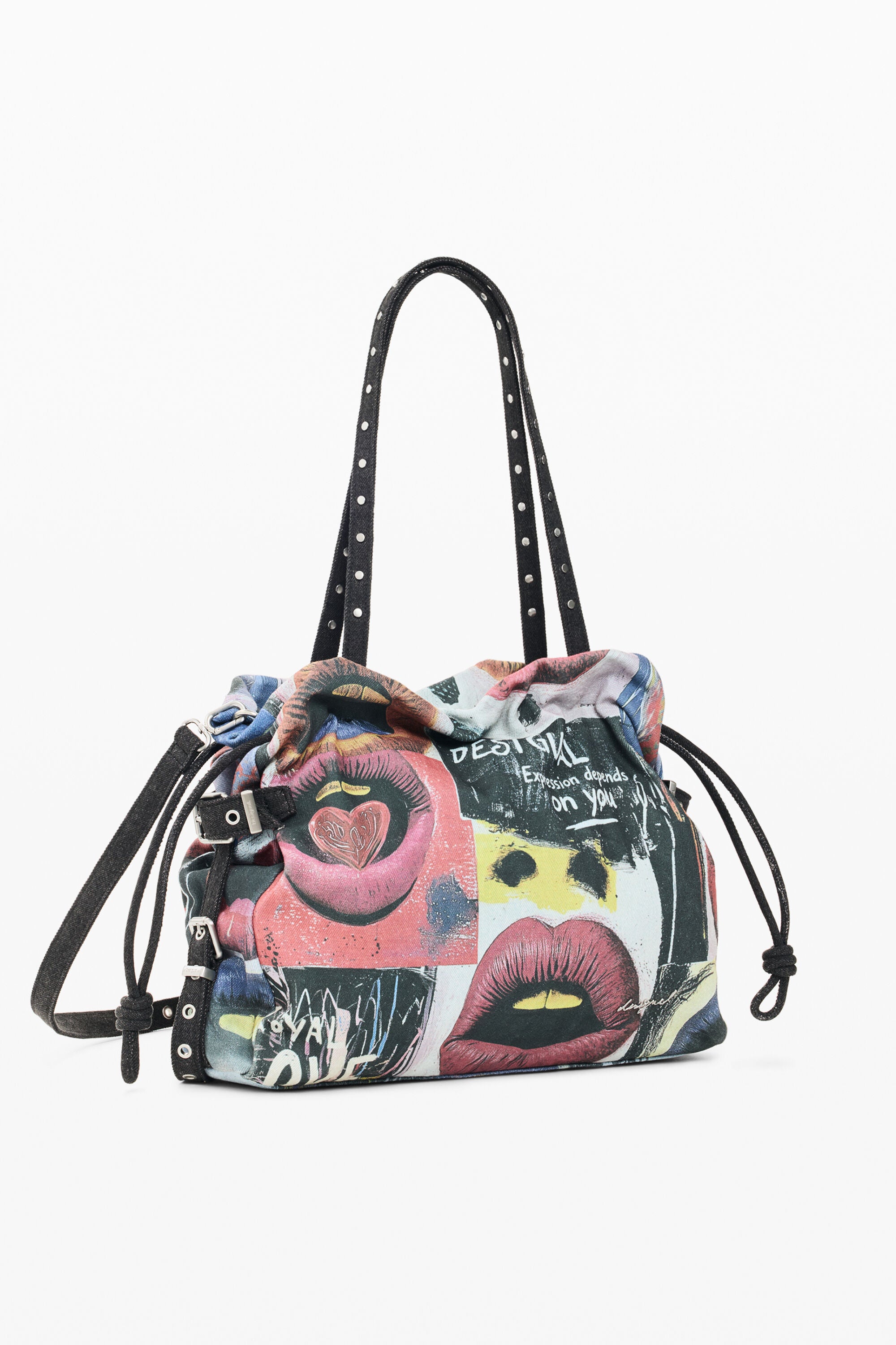 DESIGUAL - Bolso Shopper Estampado