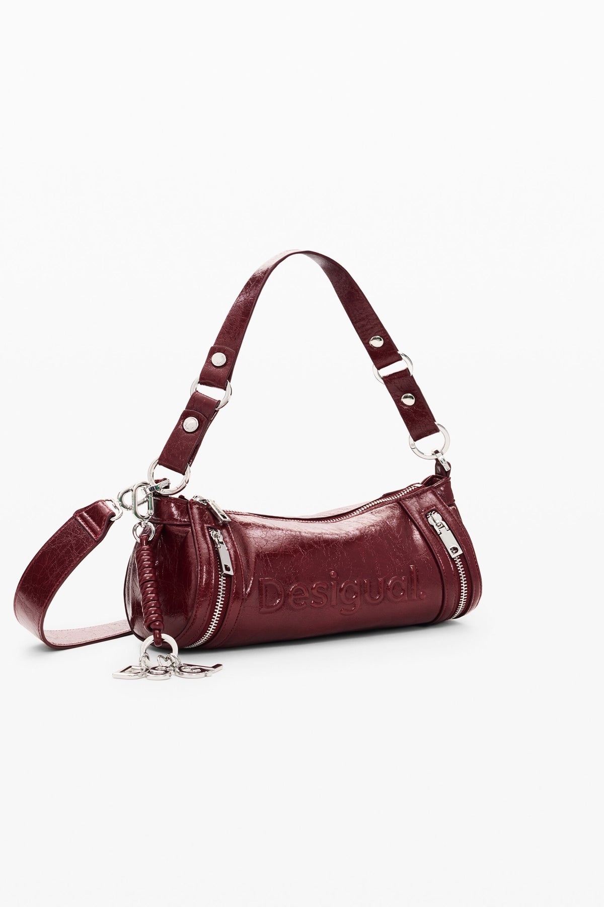 DESIGUAL - Bolso Efecto Piel Mediano