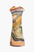 DESIGUAL - Vestido Punto Manga Corta