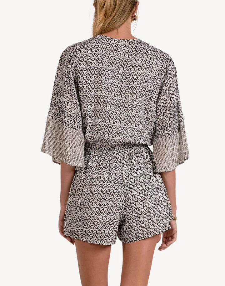 ELAN ROMPER BLACK ZINA