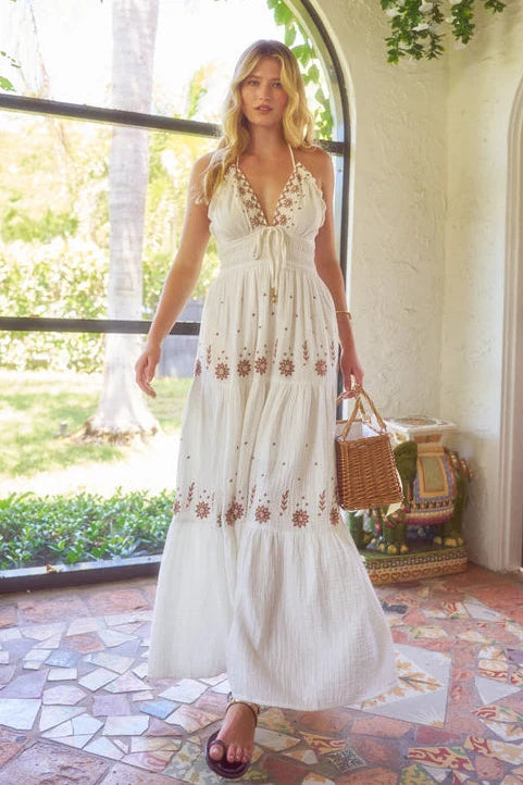 ELAN MAXI DRESS WH