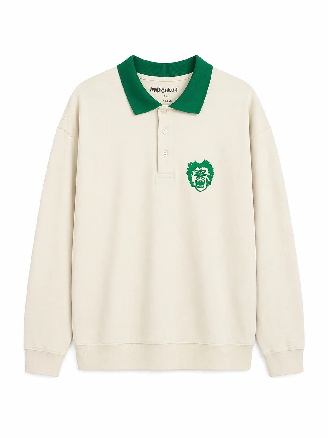 Mad Charlie Polo ML B.WH