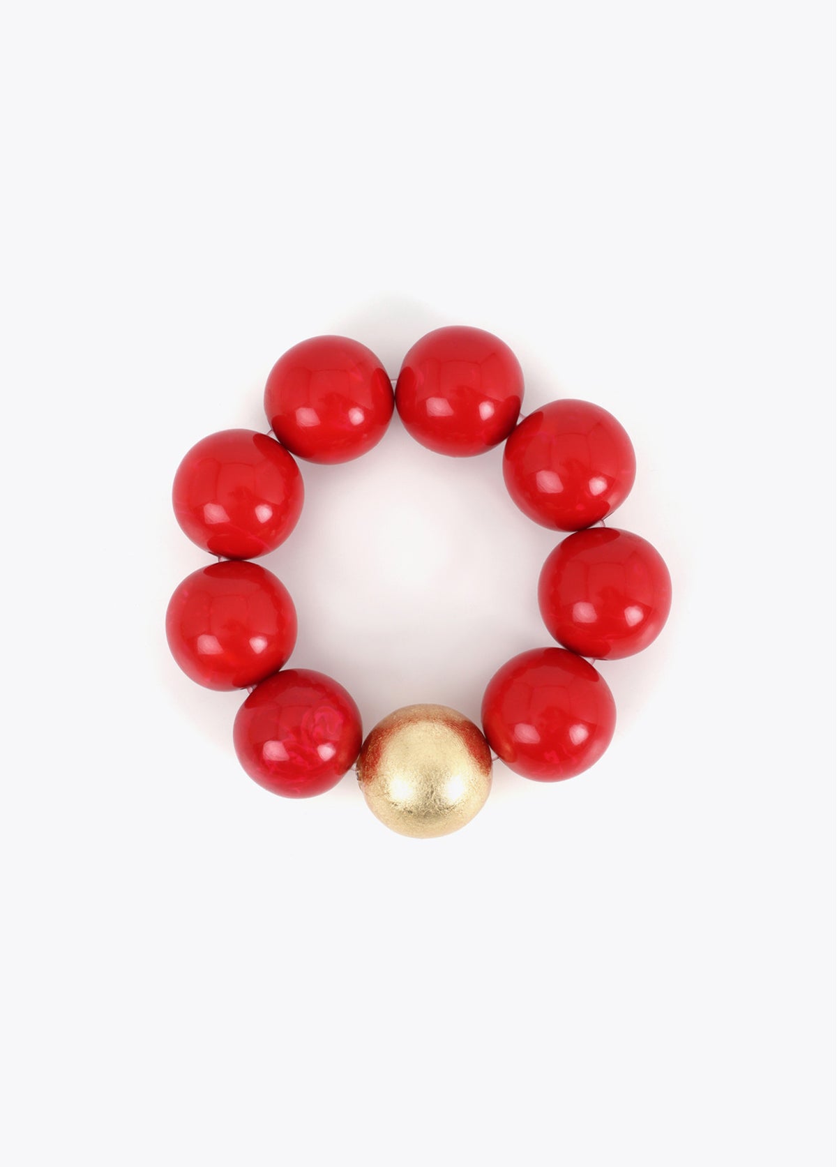 LOLA RED BEAD NECKLACE