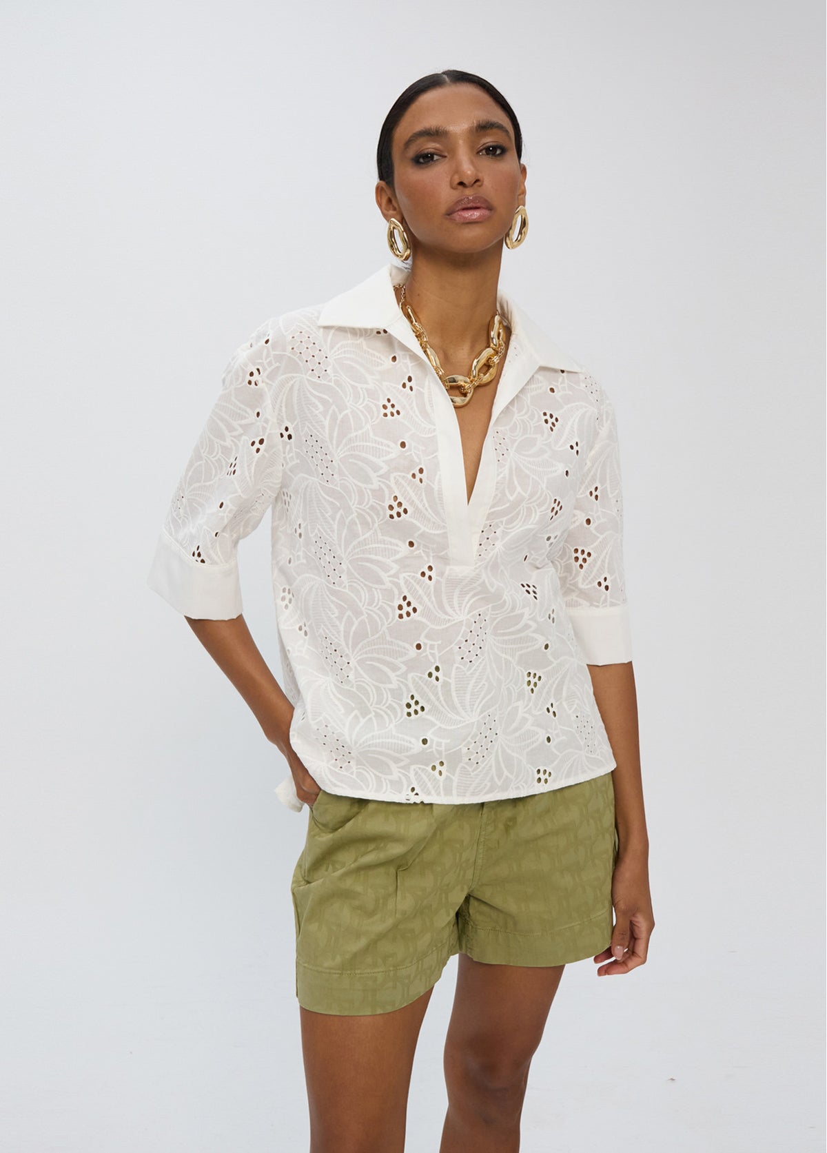 LOLA WHITE BLOUSE