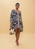 LOLA BLACK PRINT DRESS