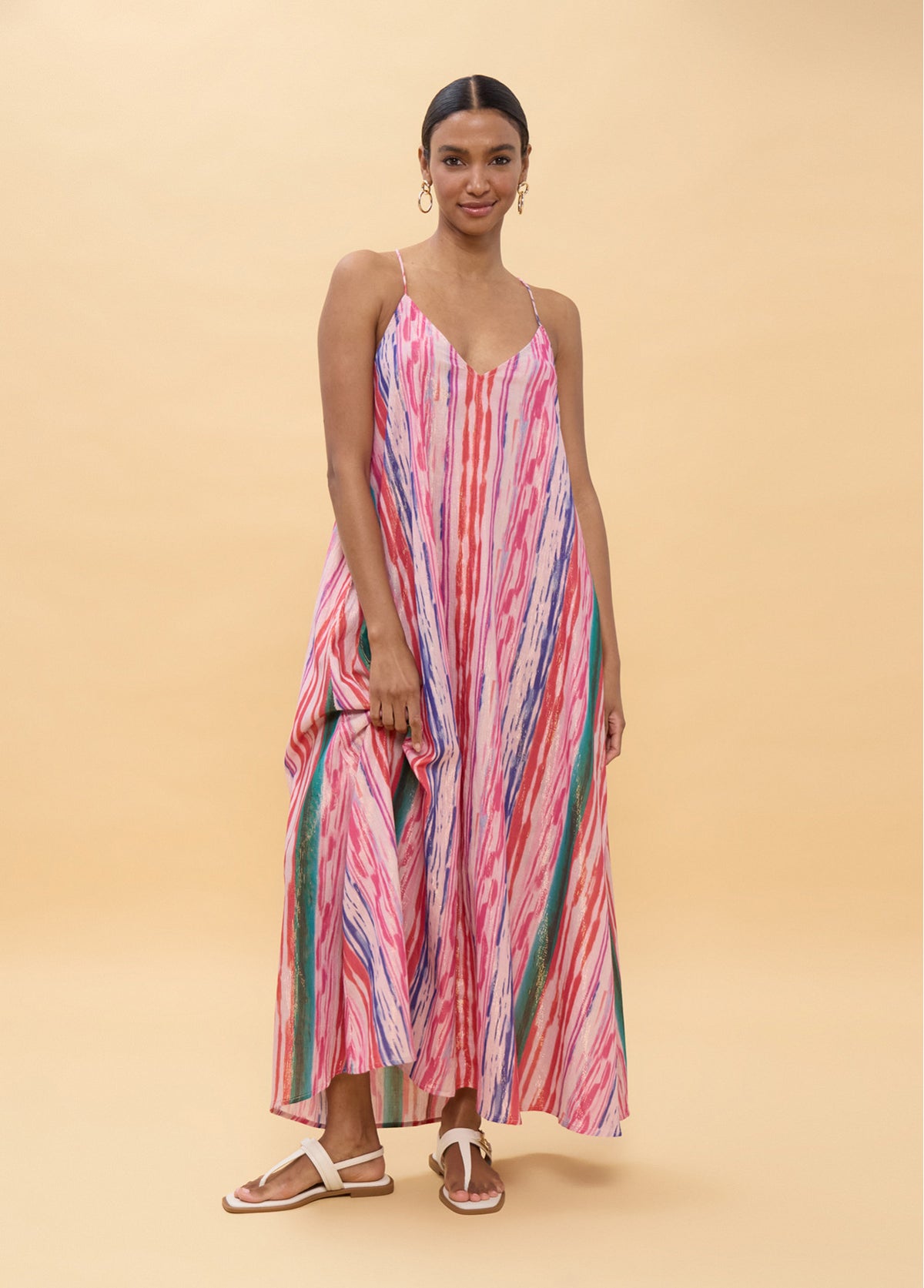 LOLA MULTI COLOR LONG DRESS
