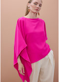 LOLA CAPE FUSCIA SHIRT