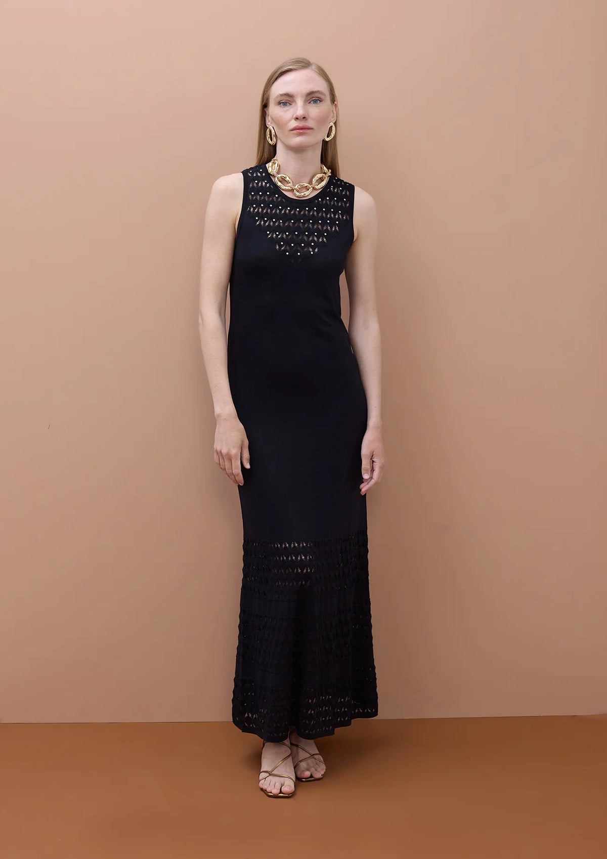 LOLA LONG BLACK DRESS
