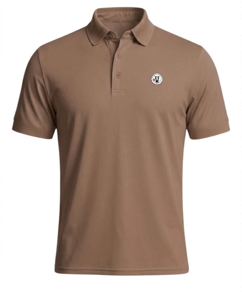 Mad Roses Polo Men Mocca