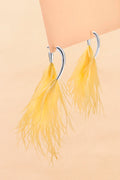 Levium Earring Feather - Yellow